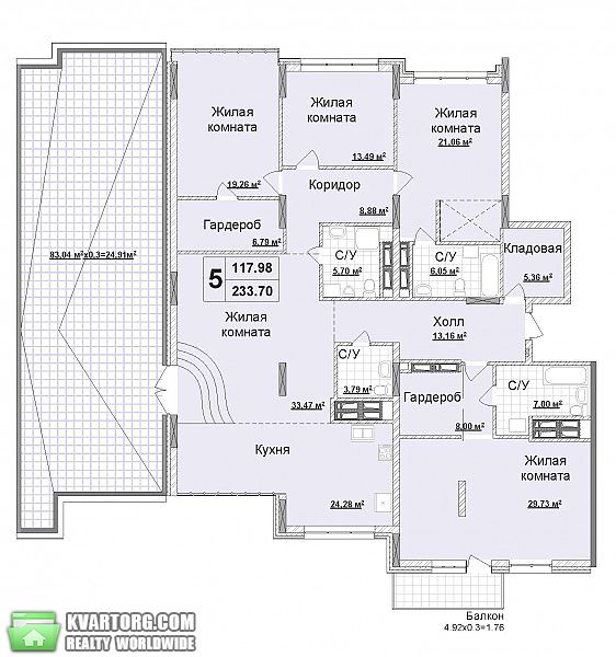 Sell 5-room apartment. Киев, Драгомирова — photo 4