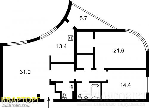 Sell 3-room apartment. Киев,  Героев Сталинграда пр — photo 2