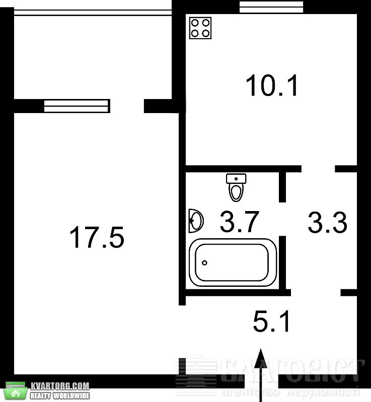 Sell 1-room apartment. Киев, Григоренко пр — photo 7