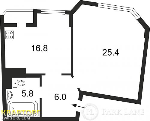 Sell 1-room apartment. Киев, Луначарского — photo 2