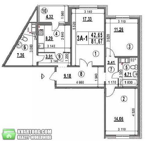 Sell 3-room apartment. Киев,  Ломоносова — photo 2
