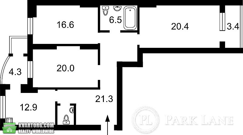 Sell 3-room apartment. Киев,  Ахматовой — photo 4