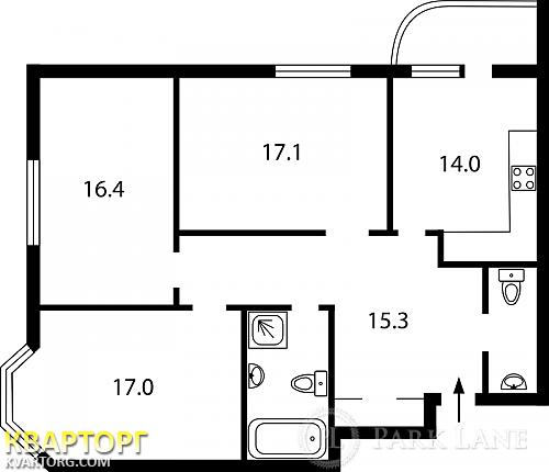 Sell 3-room apartment. Киев,  Руданского — photo 2