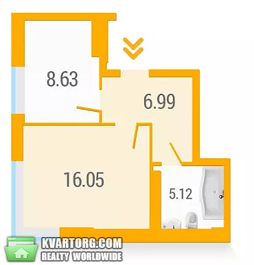 Sell 1-room apartment. Киев,  Харьковское шоссе — photo 2