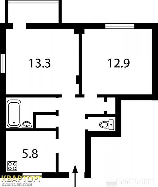Sell 2-room apartment. Киев,  Большая Житомирская — photo 3