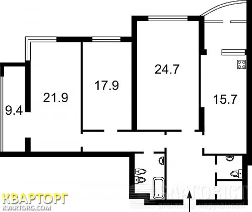 Sell 3-room apartment. Киев,  Краснозвездный пр — photo 2