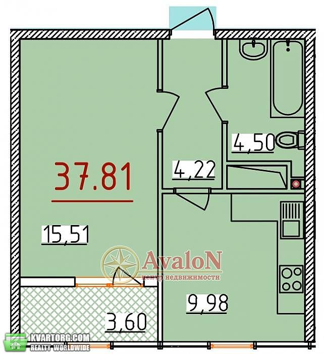 Sell 1-room apartment. Одесса, ЖК Жемчужина — photo 4