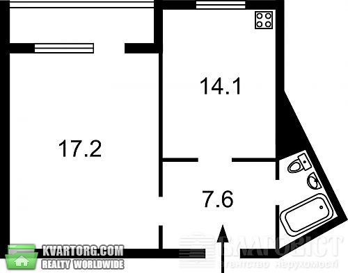 Sell 1-room apartment. Киев, Бакинская — photo 8
