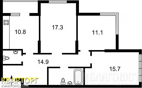 Sell 3-room apartment. Киев,  Вильямса — photo 5