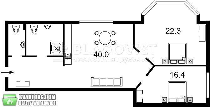 Sell 3-room apartment. Киев,  Кудрявский спуск — photo 5