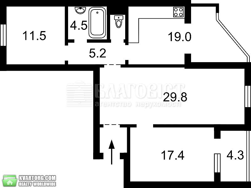 Sell 3-room apartment. Киев,  Ломоносова — photo 6