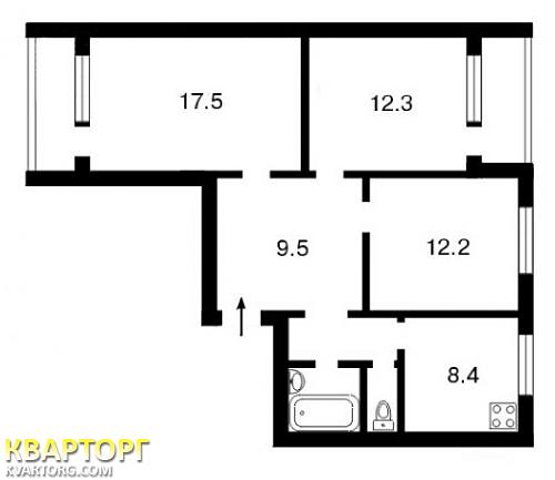 Sell 3-room apartment. Киев, Гетьмана — photo 4