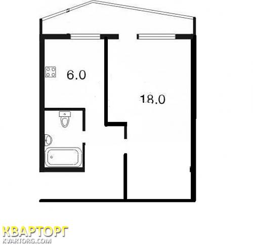 Sell 1-room apartment. Киев,  Зодчих — photo 1