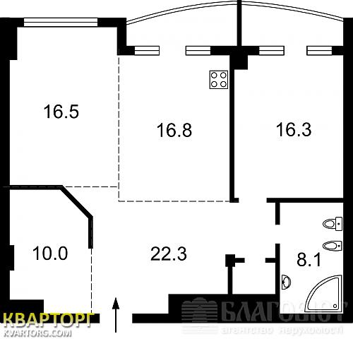 Sell 2-room apartment. Киев,  Жилянская — photo 2