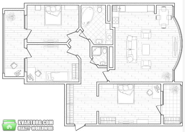 Rent out 4-room apartment. Киев,  Вернадского бул — photo 9