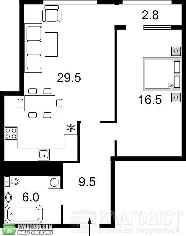Sell 2-room apartment. Киев,  Саксаганского — photo 2