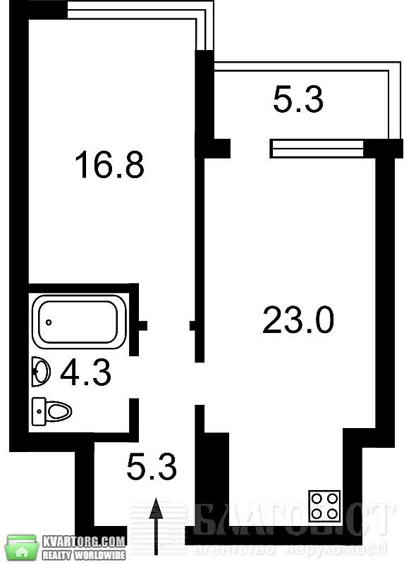 Sell 1-room apartment. Киев,  Заречная — photo 2