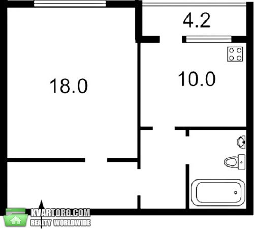 Rent out 1-room apartment. Киев, Драгоманова — photo 4