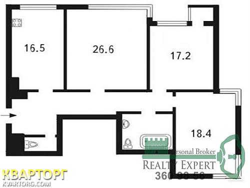 Sell 3-room apartment. Киев,  Краснозвездный пр — photo 2