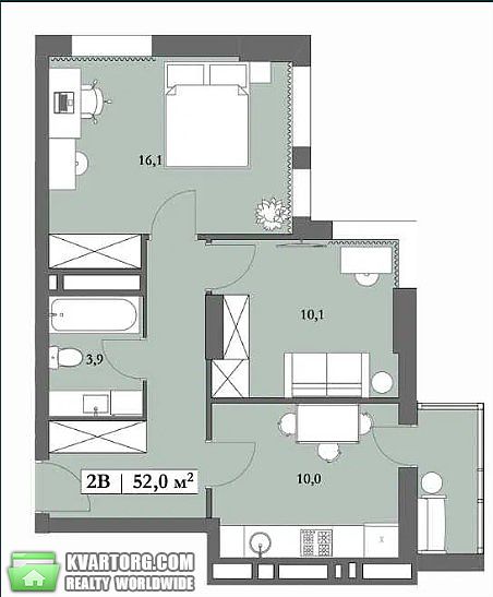 Sell 2-room apartment. Днепропетровск, Мандрыковская — photo 1