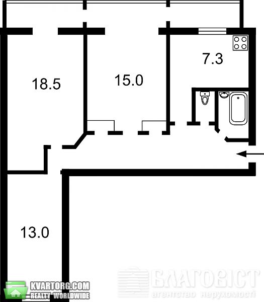 Sell 3-room apartment. Киев, Чоколовский бул — photo 4