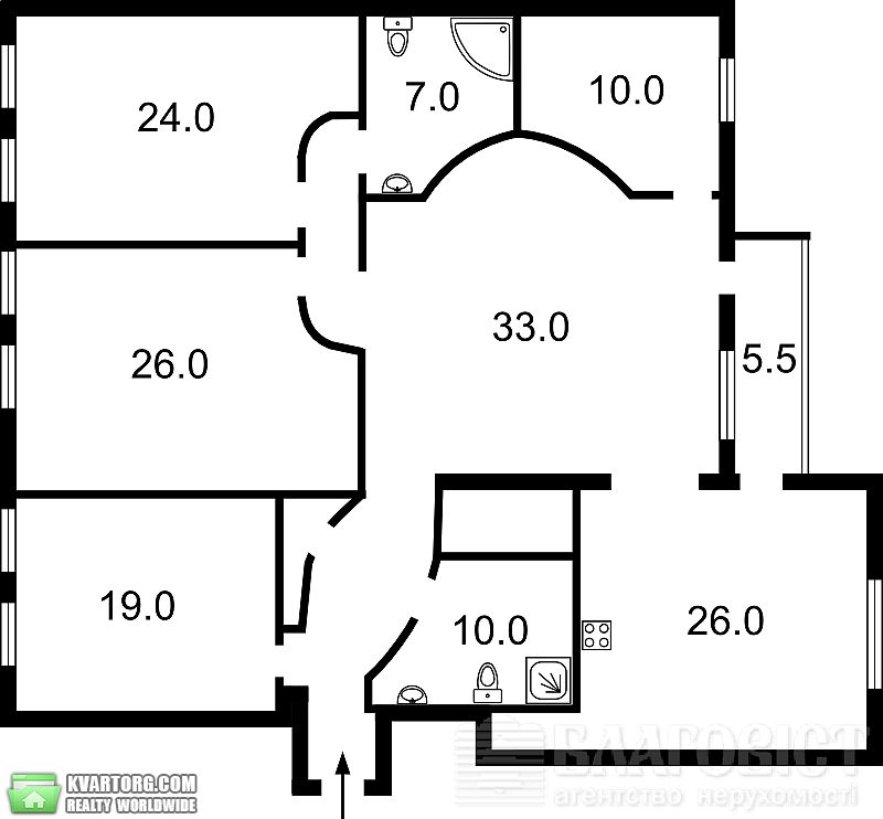 Sell 4-room apartment. Киев,  Большая Житомирская — photo 2