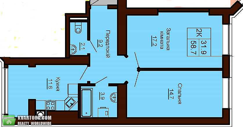 Sell 2-room apartment. Киев,  Большая Окружная — photo 1