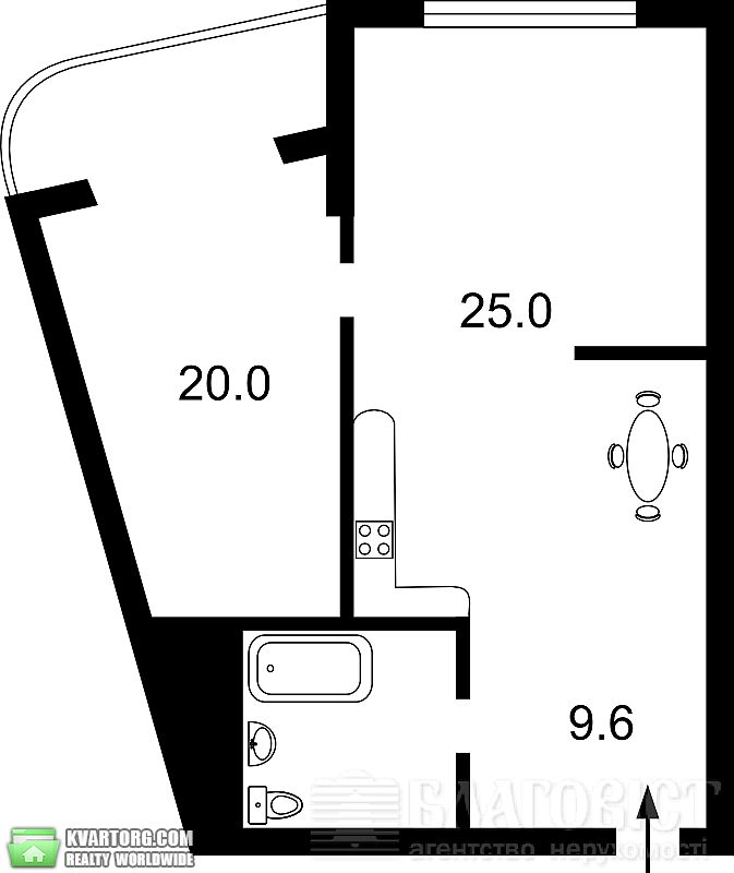 Sell 2-room apartment. Киев,  Героев Сталинграда пр — photo 4