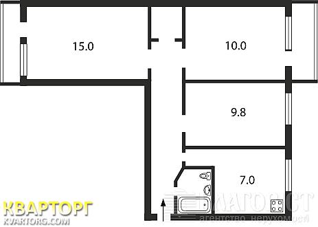 Sell 3-room apartment. Киев, пр. Павла Тычины — photo 1