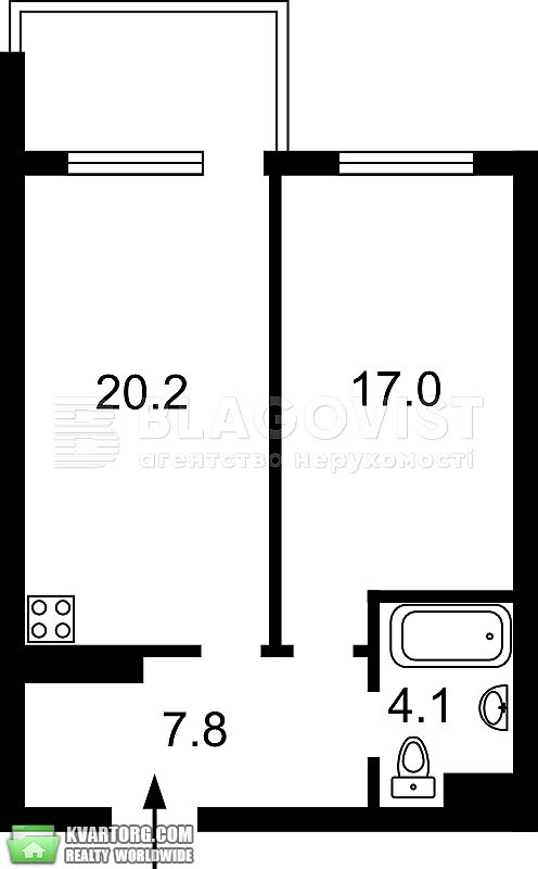 Sell 1-room apartment. Киев,  Петрицкого — photo 2