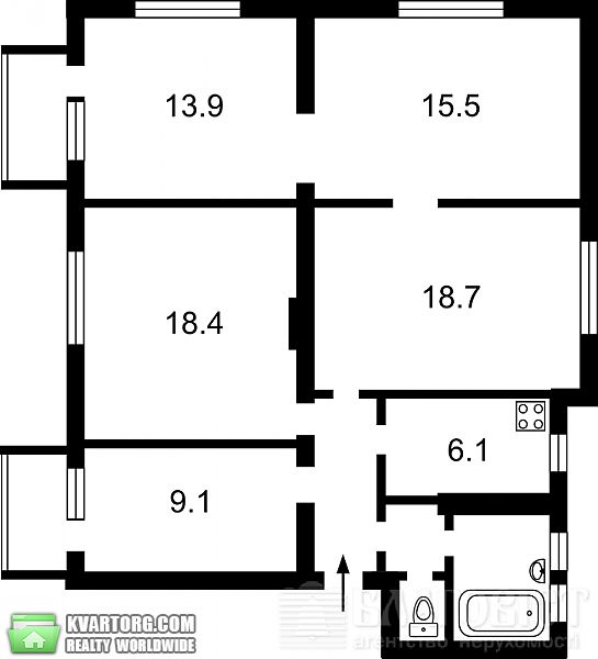 Sell 5-room apartment. Киев, Довнар-Запольского — photo 4
