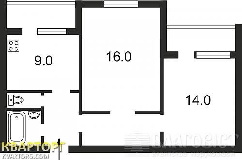 Sell 2-room apartment. Киев, Декабристов — photo 2