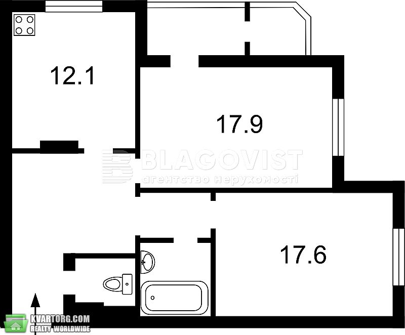 Sell 2-room apartment. Киев,  Урловская — photo 3