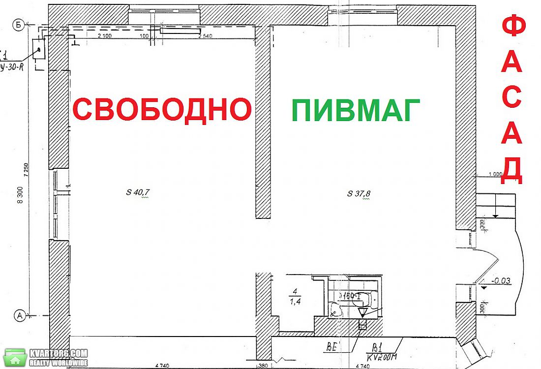 Rent out shop. Киев,  Васильковская — photo 1