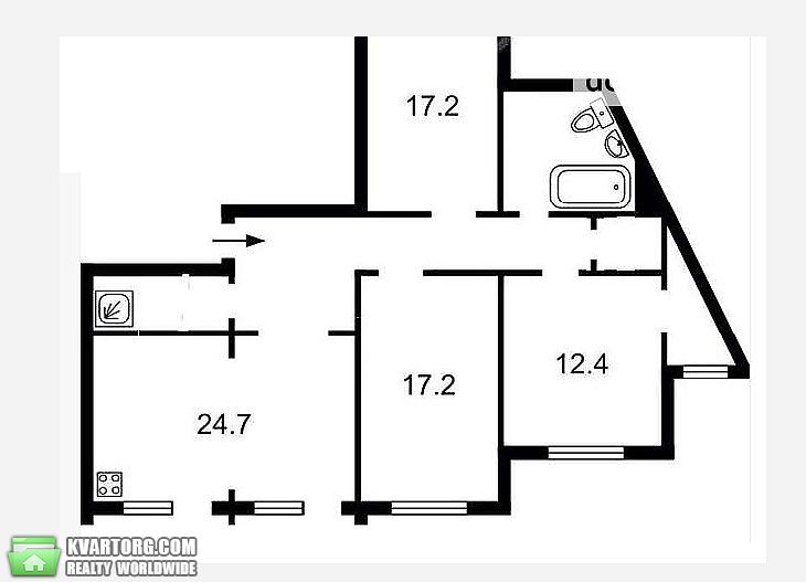 Sell 3-room apartment. Киев,  Харьковское шоссе — photo 2