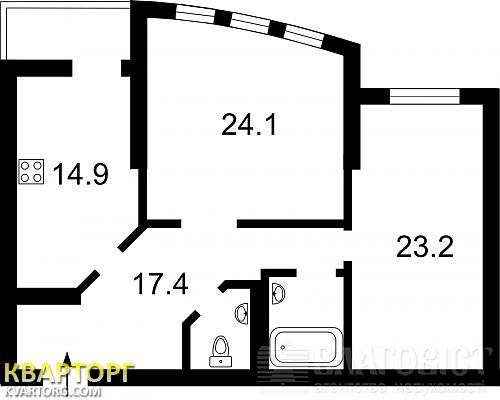 Sell 2-room apartment. Киев,  Науки пр — photo 1