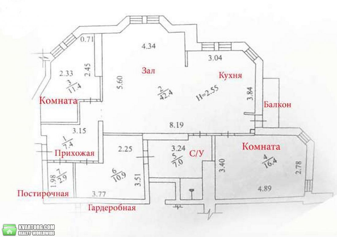 Sell 3-room apartment. Киев,  Срибнокильская — photo 9