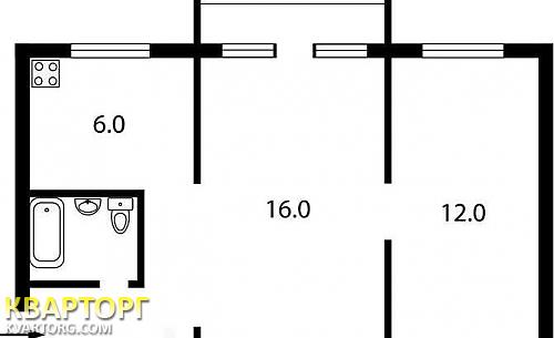 Sell 2-room apartment. Киев,  Первомайская — photo 1