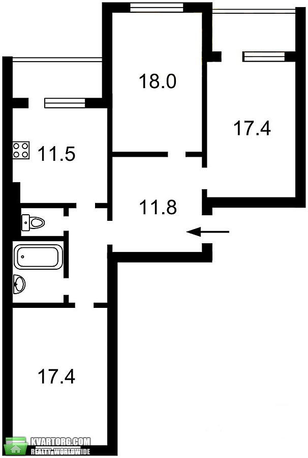 Sell 3-room apartment. Киев, Данченко Сергея — photo 3