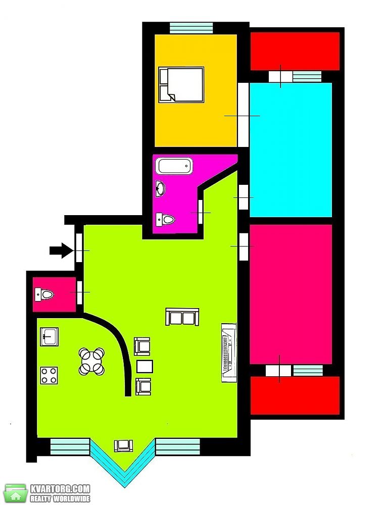 Sell 3-room apartment. Киев,  Гайдара — photo 5
