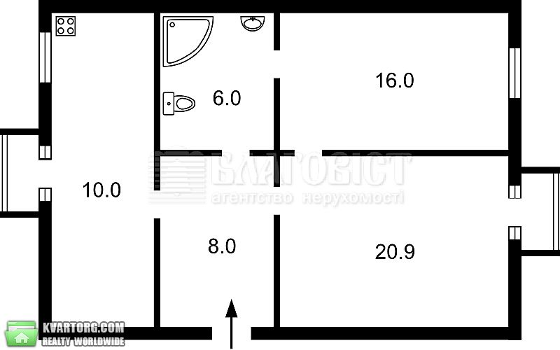 Sell 2-room apartment. Киев,  Паньковская — photo 5