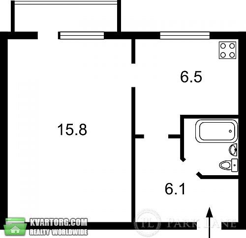 Sell 1-room apartment. Киев, Киквидзе — photo 5
