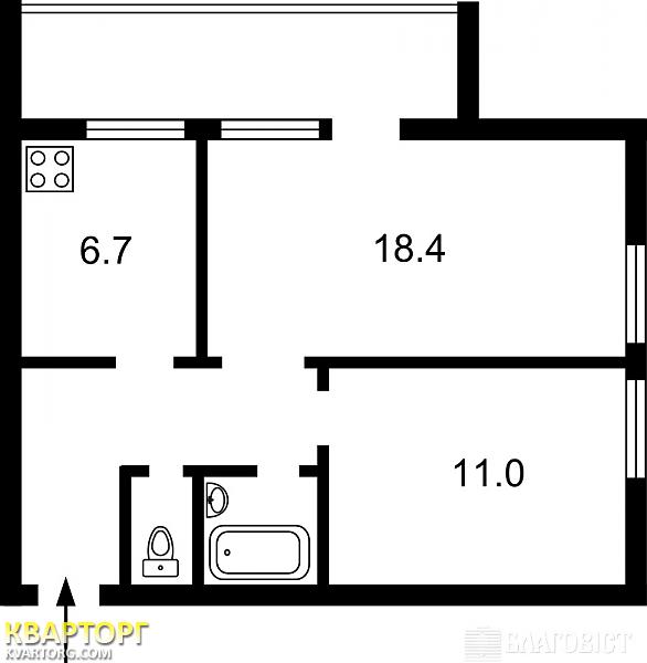 Sell 2-room apartment. Киев,  Суворова — photo 2