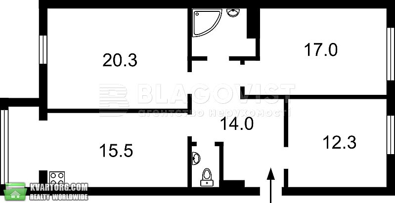 Sell 3-room apartment. Киев, ломоносова60/5 — photo 5