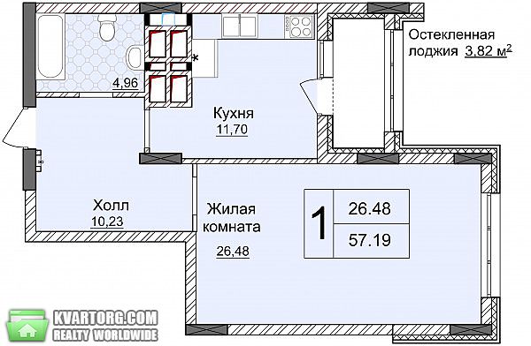 Sell 1-room apartment. Киев,  Драгомирова — photo 1