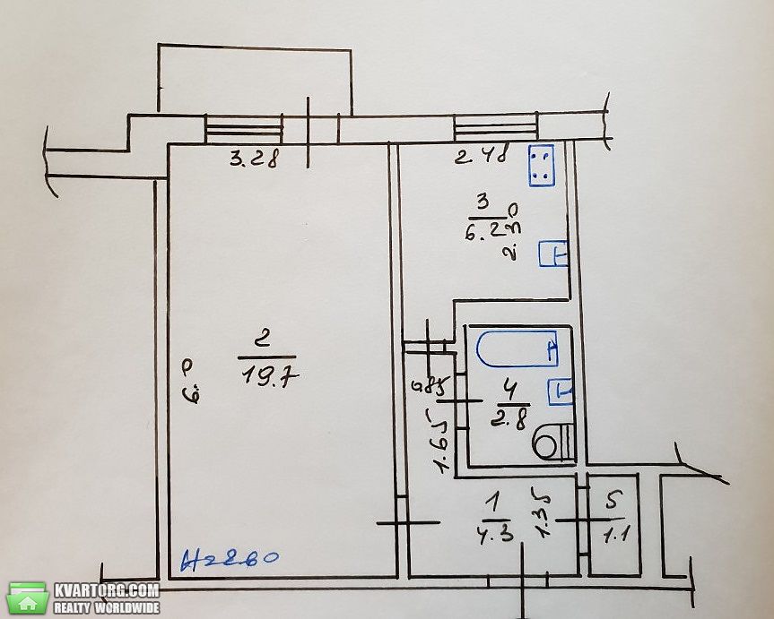 Sell 1-room apartment. Харьков,  Блюхера — photo 1