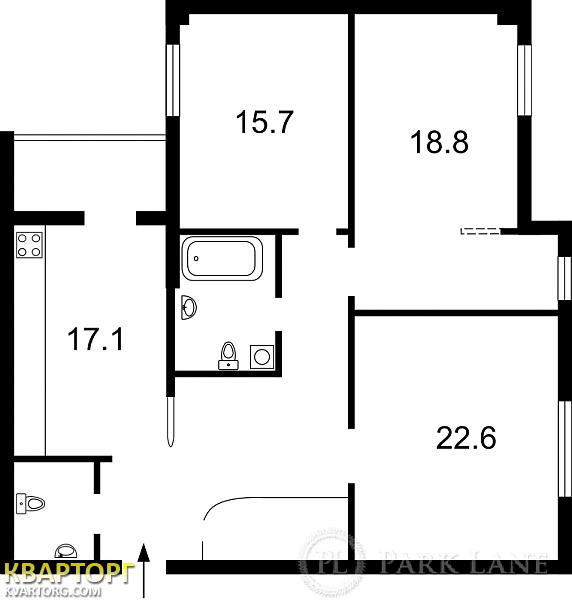 Sell 3-room apartment. Киев,  Тычины пр — photo 2
