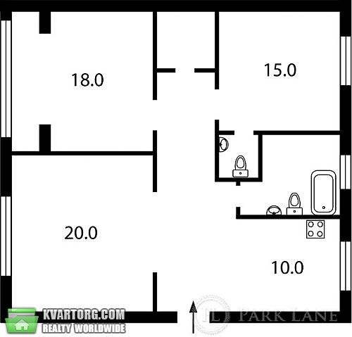 Sell 3-room apartment. Киев, Тверская — photo 2