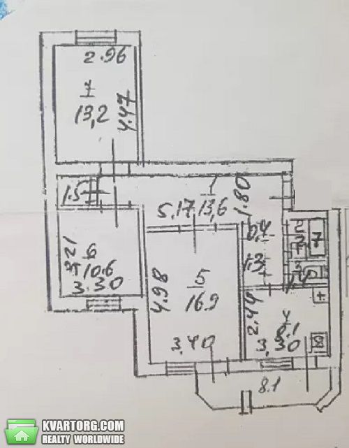Sell 3-room apartment. Киев,  Краснопольская — photo 9