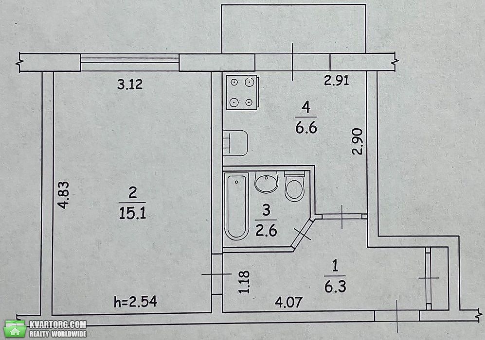 Sell 1-room apartment. Киев, Миколайчука — photo 8